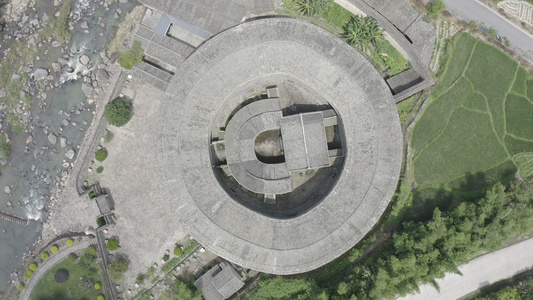 福建永定土楼视频