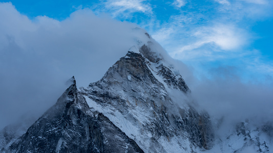 尼泊尔ebc雪山4K延时视频