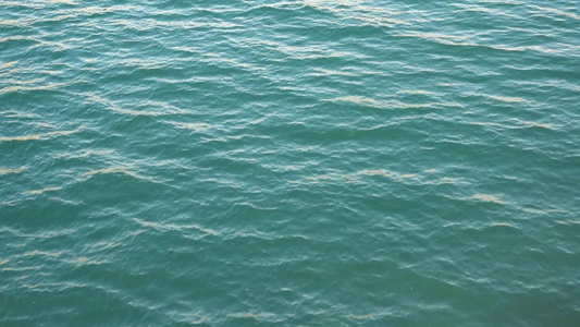 蓝色海面波浪素材视频[选题]视频