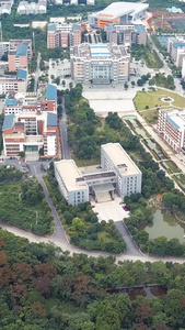 高清航拍大学校园桂林理工大学视频