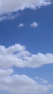 蓝天白云延时素材天空空镜视频