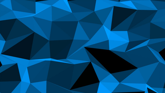 蓝色几何图形动态背景视频视频