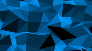 蓝色几何图形动态背景视频46秒视频