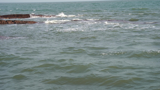 大海海浪浪花升格视频视频