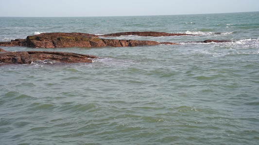 大海海浪浪花升格视频视频