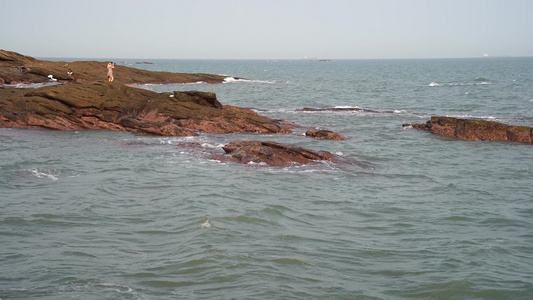 大海海浪浪花升格视频视频