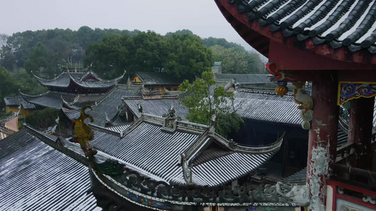 重庆涂山寺航拍视频