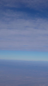 4K竖拍 蓝天白云云层流动延时 云海空镜头视频