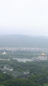 5A风景区灵山胜境梵宫航拍灵山大佛视频