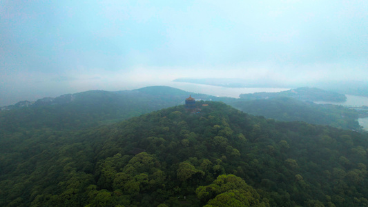 4K航拍无锡旅游景区太湖鼋头渚2视频