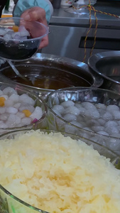 福建漳州美食小吃四果汤视频合集传统小吃视频