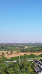 航拍湖北佛教文化旅游宗教名胜古建筑寺庙景德寺素材寺庙素材视频