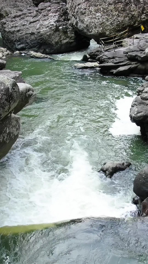 航拍5A景区鸳鸯溪景点小巫峡视频旅游景点42秒视频