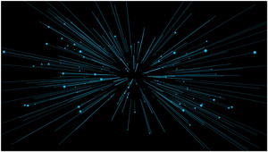 粒子光线（带透明通道）10秒视频