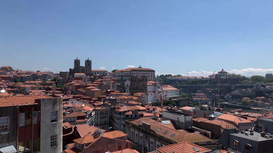 葡萄牙波尔图城市风光视频