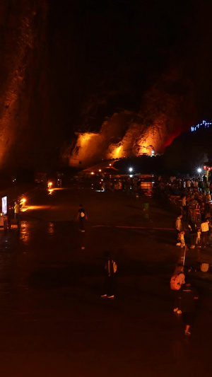 湖北5A级旅游景区恩施利川世界第二大天然溶洞腾龙洞素材中国第一大溶洞57秒视频