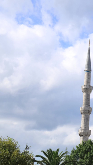 伊斯坦布尔蓝色清真寺延时延时视频22秒视频