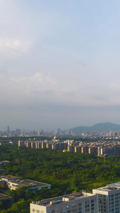 延时航拍南京雨花软件谷视频