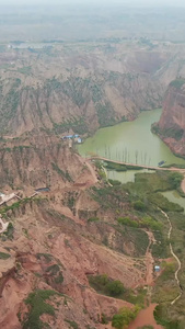 航拍太行山大峡谷地质公园视频