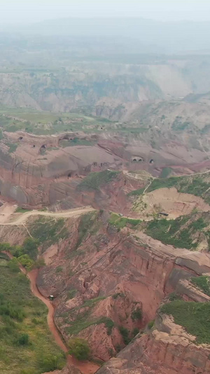 航拍太行山大峡谷5A景区123秒视频