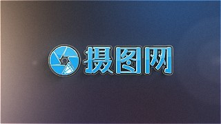 AE模板 简洁光效粒子logo动画展示视频