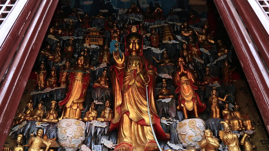 九峰禅寺佛像视频