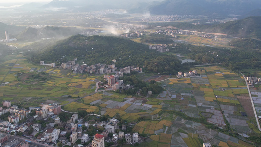 山村航拍视频