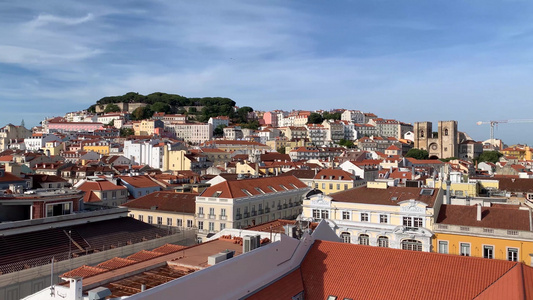葡萄牙里斯本城市全景视频
