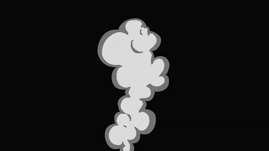 无限循环mg动态烟雾升起视频素材[无缝反复]视频