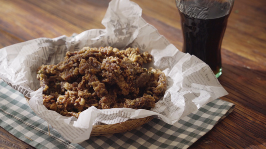 现炸小酥肉合集视频