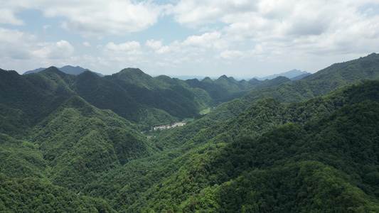 祖国大好河山丛山峻岭航拍视频