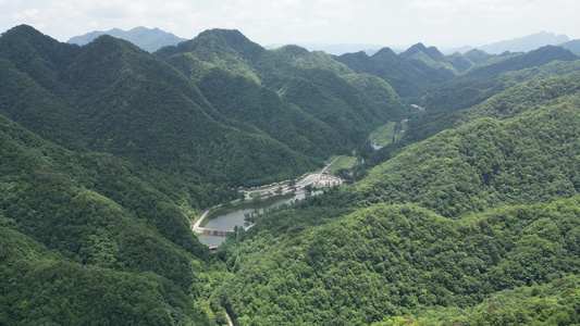 祖国大好河山丛山峻岭航拍视频