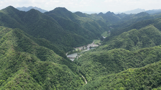 祖国大好河山丛山峻岭航拍视频