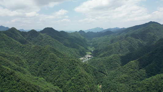 祖国大好河山丛山峻岭航拍视频