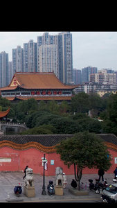 长沙开福寺风光旅游景点视频