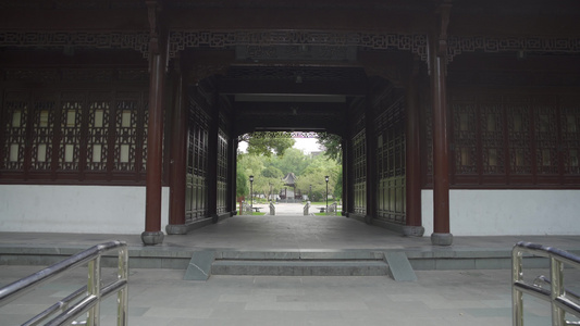 杭州萧山江寺公园4K视频视频