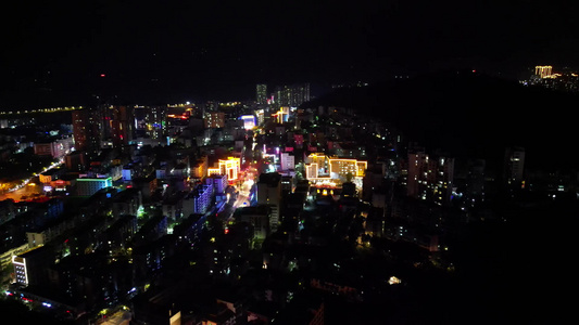 湖北宜昌秭归县建筑风景航拍视频