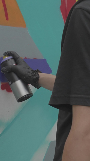 合集慢镜头升格拍摄城市街头文化艺术涂鸦墙素材街头文化素材82秒视频