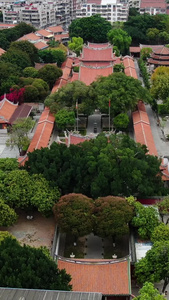 航拍4A景点泉州承天禅寺视频旅游景区视频