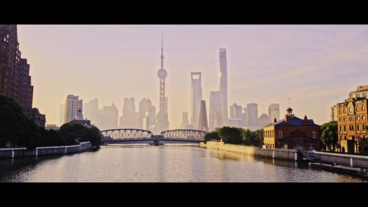 上海外白渡桥电影比例视频视频