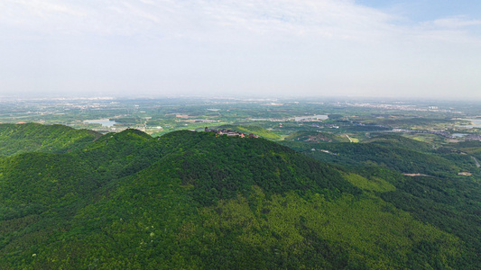 8K航拍5A景区镇江茅山风景区老子神仙延时摄影视频