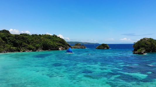 海面小岛视频