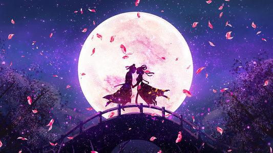 浪漫七夕情人节视频背景视频下载 背景视频 正版视频 摄图网