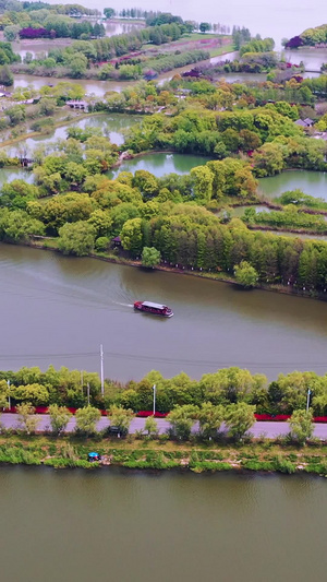 航拍苏州太湖湿地公园素材江苏苏州108秒视频