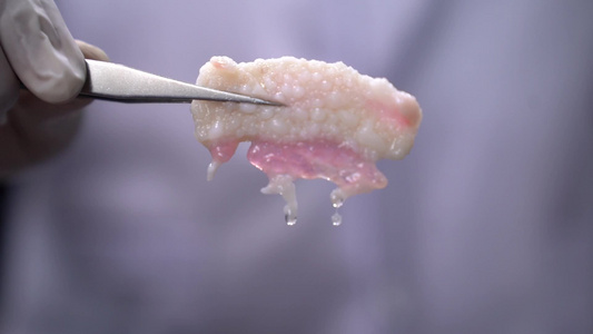 酸性液体硫酸硝酸醋酸腐蚀肉类 视频