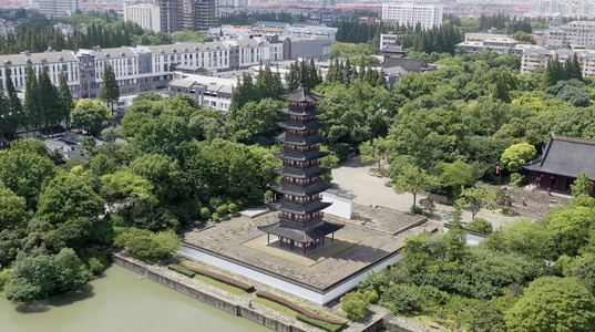 上海松江方塔园古建筑[川沙]视频