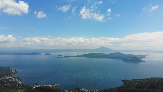 菲律宾长滩岛全景航拍视频