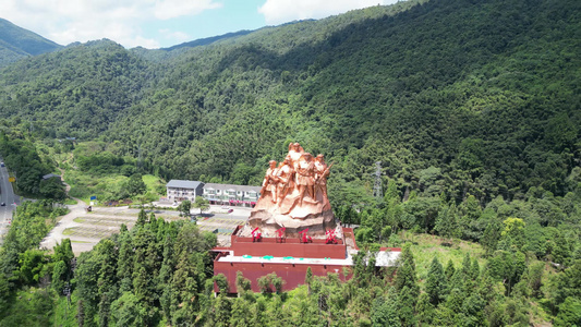 航拍江西井冈山5A景区 视频