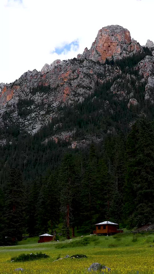 高原西藏类乌齐美景高原风景57秒视频