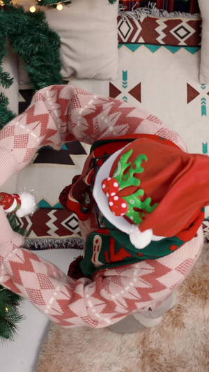 装饰圣诞树自拍圣诞装饰25秒视频